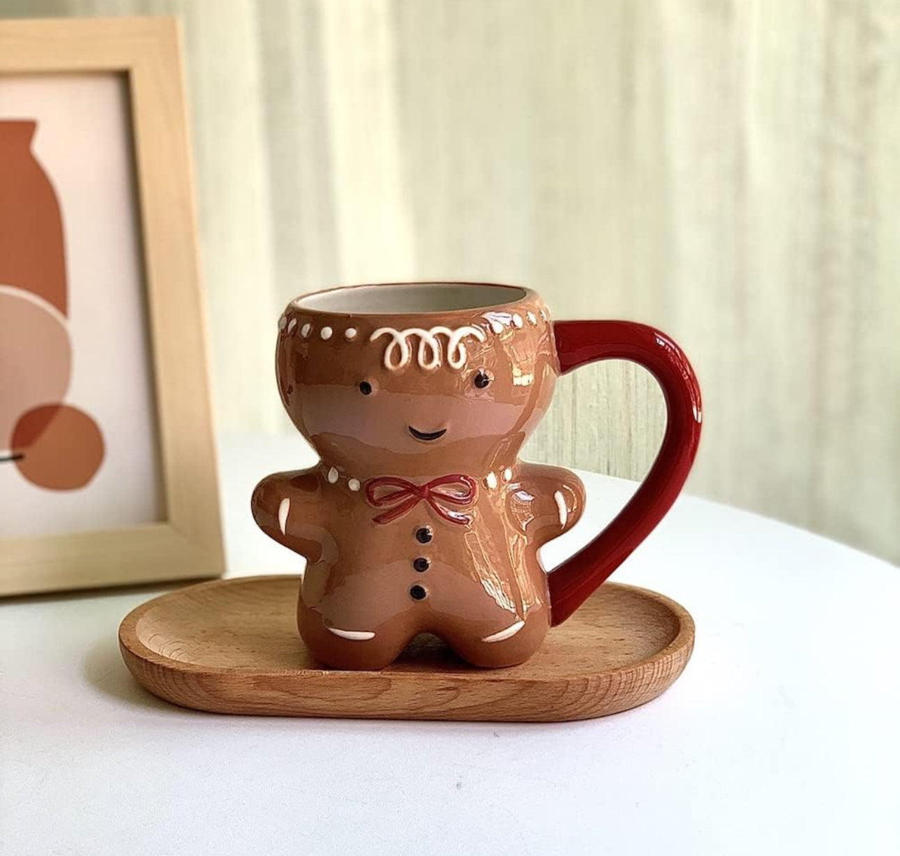 300ml Ceramic Gingerbread Man Mug