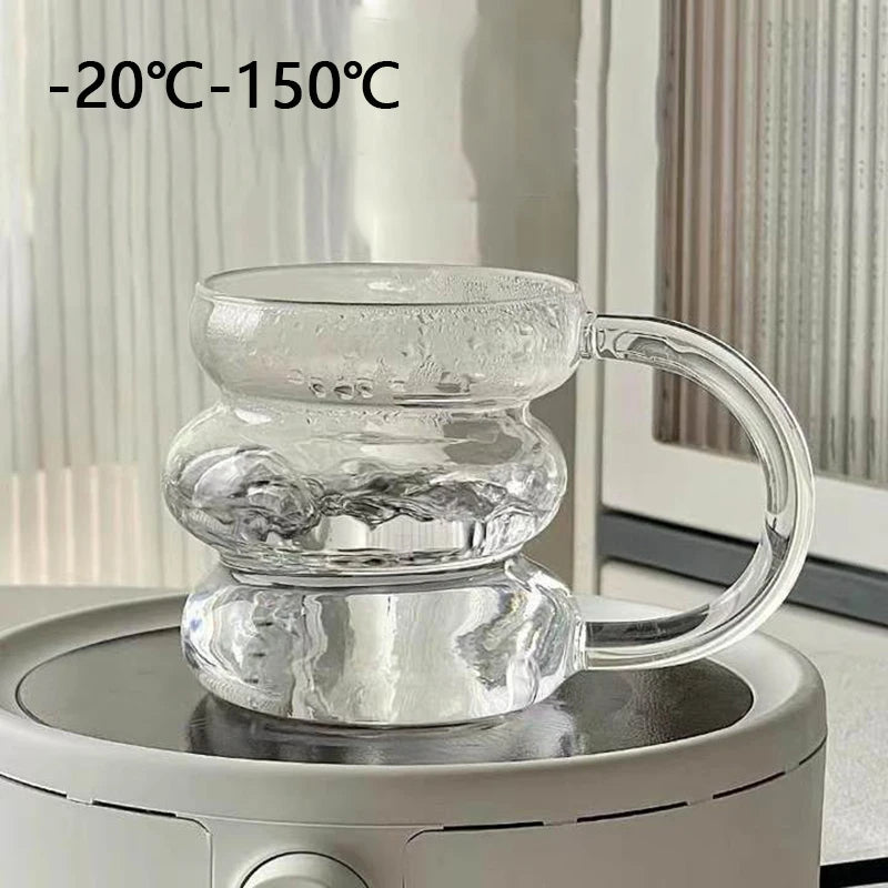 350/400ml Cylinder Glass Mug