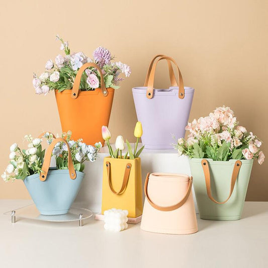 Spring Ceramic Handbag Vase