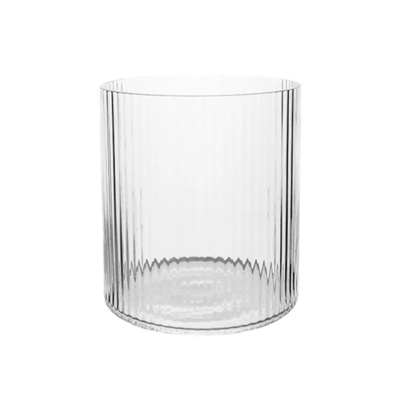 Ribbed Glass Cup 10oz or 13oz