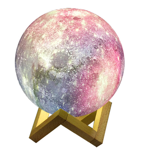 3D Colorful Rechargeable Sky Moon Night Light